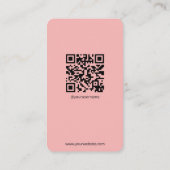 QR Code Business Cards-Logo Qr Instagramm Visitenkarte (Rückseite)