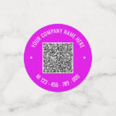 QR-Code Business Colorful Promotion Confetti Konfetti (Klein Vorderseite)