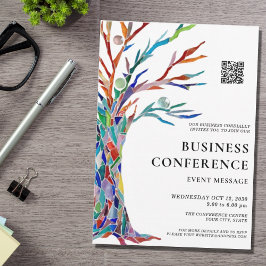 QR Code Business Conference Einladung