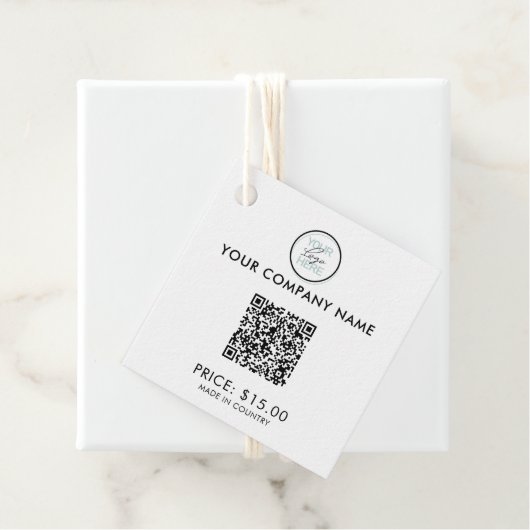 QR Code Business Einzelhandelspreisbegünstige Tags Geschenkanhänger (Beispiel)
