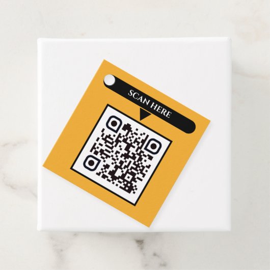 QR Code Business Geschenkanhänger (Beispiel)