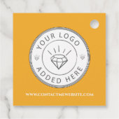 QR Code Business Geschenkanhänger (Rückseite)