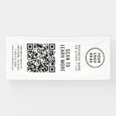QR-Code-Business-Logo Banner (Horizontal)
