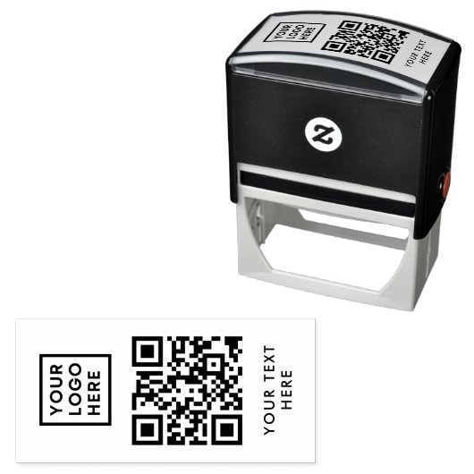 QR-Code-Business-Logo Beruflich Permastempel (Beispiel)