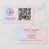 QR-Code-Business-Logo | Beruflich und modern Visitenkarte (Vorne/Hinten)