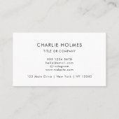 QR-Code-Business-Logo | Beruflich und modern Visitenkarte (Rückseite)