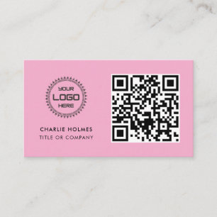 QR-Code-Business-Logo   Beruflich und modern Visitenkarte