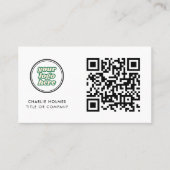 QR-Code-Business-Logo | beruflich Visitenkarte (Vorderseite)
