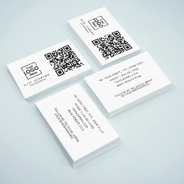 QR-Code-Business-Logo Beruflich Visitenkarte