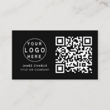 QR-Code-Business-Logo | Black Modern Beruflich