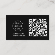 QR-Code-Business-Logo | Black Modern Beruflich