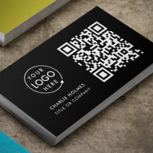 QR-Code-Business-Logo | Black Modern Beruflich