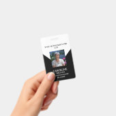 QR Code Business Logo Company Mitarbeiter Work Abz Ausweis (Handheld)