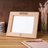 QR-Code-Business-Logo Etwas Minimalistisches Busin Geätzte Rahmen (Links)