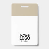 QR Code Business Logo-ID-Karte Geschäftsmitarbeite Ausweis (Back)