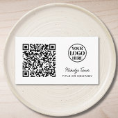 QR-Code-Business-Logo Modern Beruflich Visitenkarte