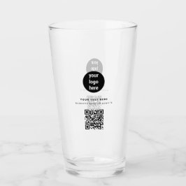 QR-Code-Business-Logo Modern Minimalistisch Glas