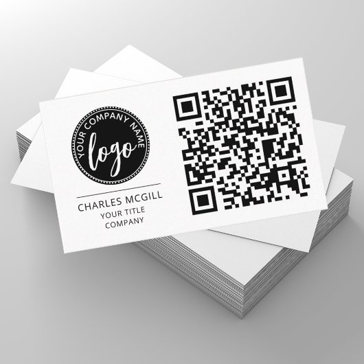 QR-Code-Business-Logo | Modernes Beruflich Visitenkarte