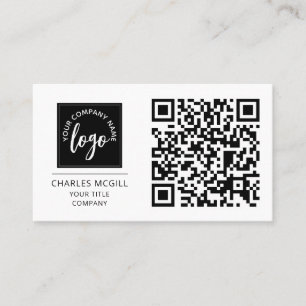 QR-Code-Business-Logo   Modernes Beruflich Visitenkarte