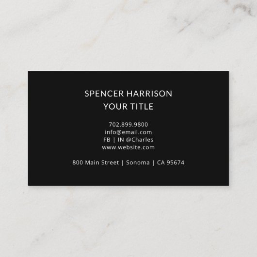 QR-Code-Business-Logo | Modernes Berufliches Schwa Visitenkarte (Rückseite)