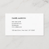 QR-Code-Business-Logo | Modernes, rosafarbenes Ges Visitenkarte (Rückseite)