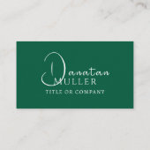 QR-Code-Business-Logo Visitenkarte (Rückseite)