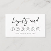 QR Code Business Loyalty Card Treuekarte (Vorderseite)