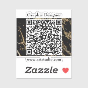 QR-Code Business Marketing Werbeaktion Aufkleber