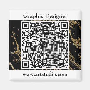 QR-Code Business Marketing Werbeaktion Magnet
