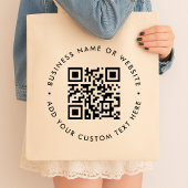 QR-Code | Business Modern Minimal Scan Me Tragetasche