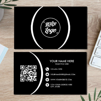 QR Code Business Moderne Berufliche Visitenkarte
