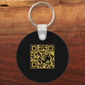 QR Code Business Name Promo Keychains Schlüsselanhänger (Rückseite)