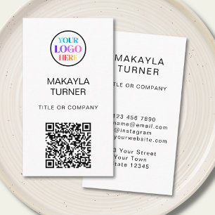 QR-Code Business Professional Logo Visitenkarte