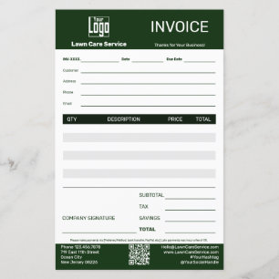 QR-Code-Business-Rechnung für das Launch Care Serv