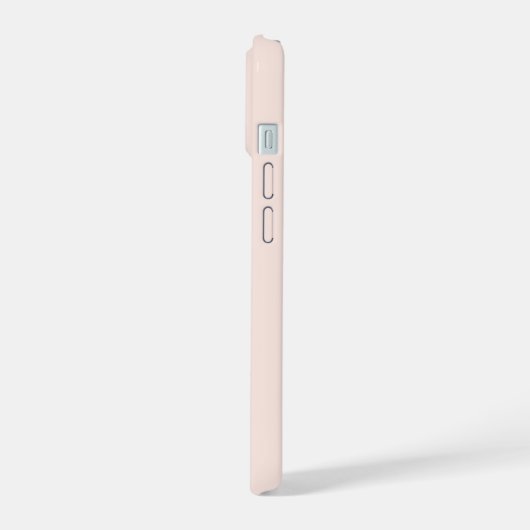 QR Code Business Social Media Blush iPhone 15 Hülle (Linke Seite)