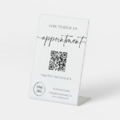 QR Code Business Sockelschild (Vorderseite)