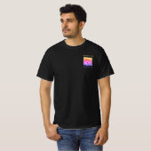 QR Code Business T - Shirt Benutzerdefinierter Tex (Vorne ganz)