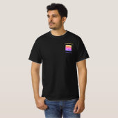QR Code Business T - Shirt Benutzerdefinierter Tex (Vorne ganz)