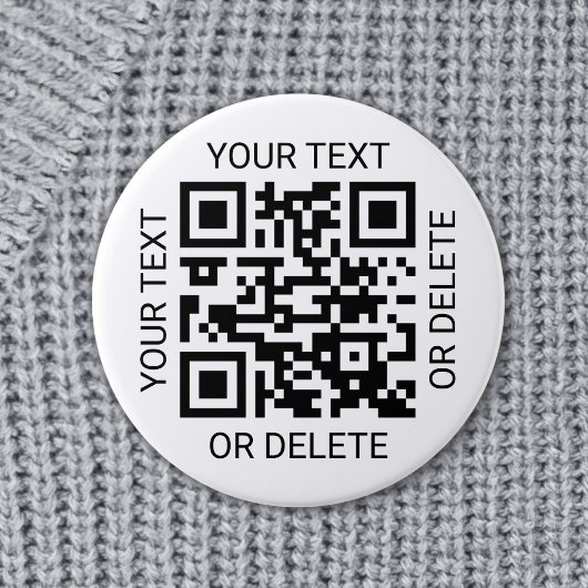 QR Code Business Website Einfache Werbung Button