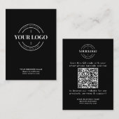 QR Code Business Website Scannen Sie Me Social Med Visitenkarte (Vorne/Hinten)