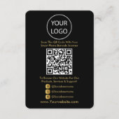 QR Code Business Website Scannen Sie Social Media Begleitkarte (Vorderseite)