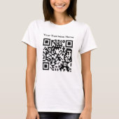 QR Code Business Werbeaktion T-Shirt (Vorderseite)