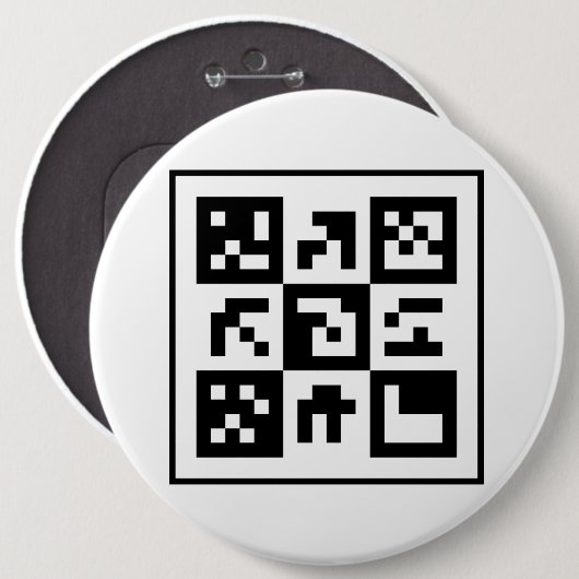 qr Code Button (Vorne & Hinten)