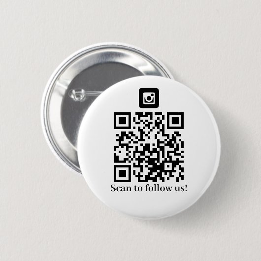 QR-Code Button (Vorne & Hinten)