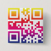 ☮ — QR-Code Button (Vorderseite)
