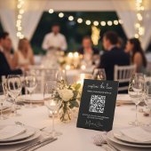 QR Code Capture the Liebe Wedding Foto Album Sockelschild