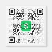 QR Code Cash App Magnet (Vorne)