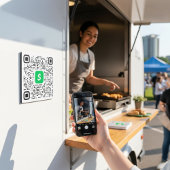 QR-Code-Cash-App-Magnet Magnetkarte