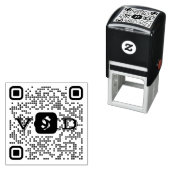 QR Code Cash App Personalisierte Briefmarke aus Ka Permastempel (Beispiel)