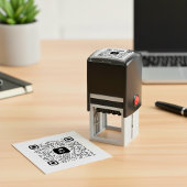 QR-Code Cash App personalisierter Stempel